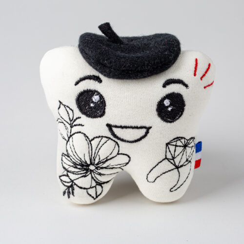 Peluche de dent de lait nommée Jacob pour enfants