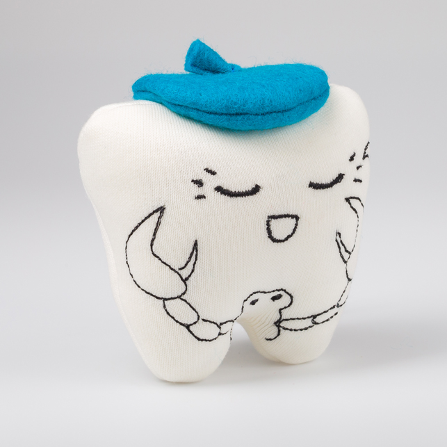 Theophile 2 Peluche de dent de lait nommée Théophile pour enfants