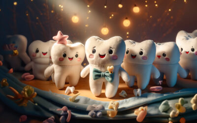 De la perte des dents de lait à l’émergence des dents définitives – La magie des dents illustrée par les peluches Les Chicos