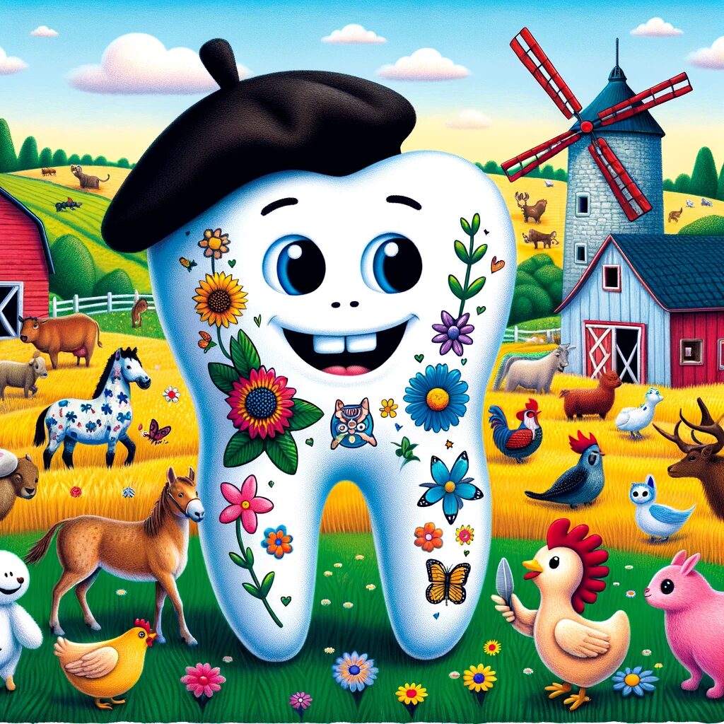 A_la_ferme Jacob à la ferme. Jacob, le doudou peluche des Chicos de France pour les enfants qui perdent leurs dents de lait