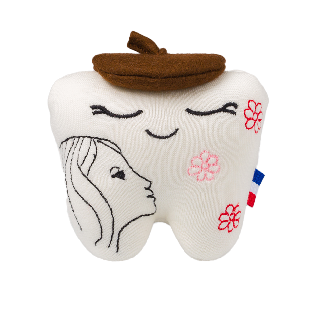Marie Peluche de dent de lait nommée Marie pour enfants