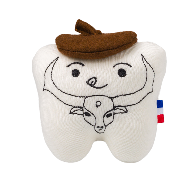 Paulo Peluche de dent de lait nommée Paulo pour enfants
