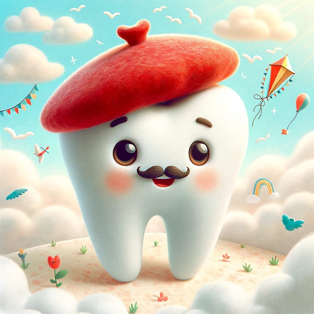 Yoric YORIK, le doudou peluche des Chicos de France pour les enfants qui perdent leurs dents de lait